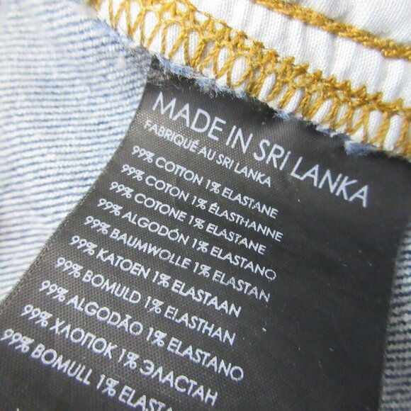 Club Monaco The High Rise Skinny Jeans Women's Size 29 Indigo Denim Travel 548 - Picture 4 of 13